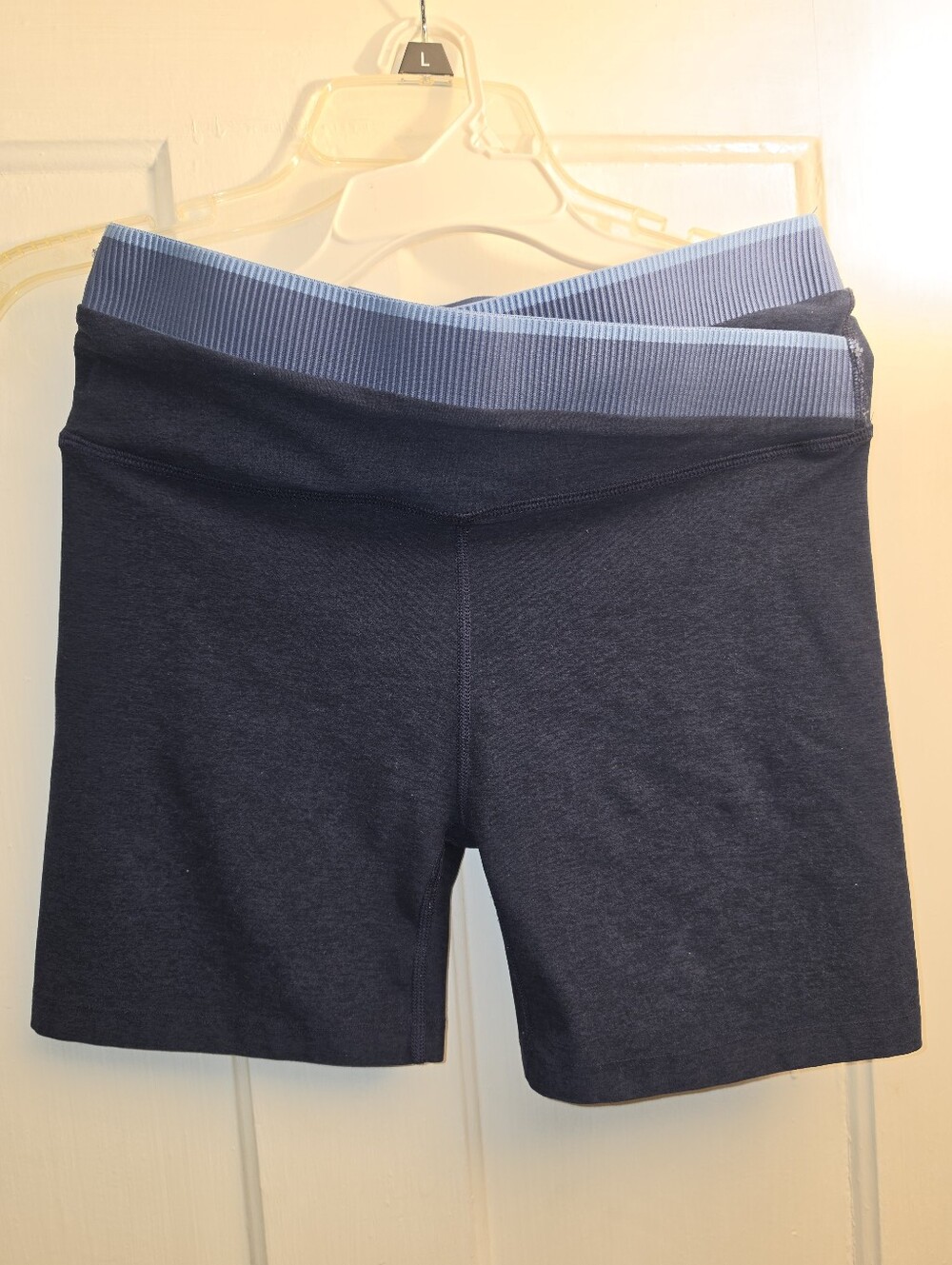 Beyond Yoga Spacedye At Your Leisure Cross Waisted Bike Shorts